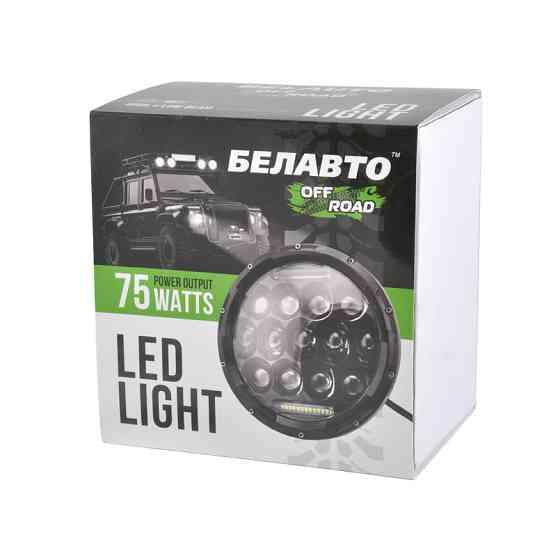 Автолампа светодиодная Belauto 10-60V, 75W 13*5W Cree+10W DRL Львов