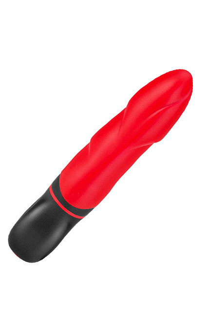 Вібратор з оригінальним дизайном і ребристою поверхневістю AMOR BIG VIBRATOR ANGELUS Red (Застосунок НЕ Sex Aura Київ - фото 2