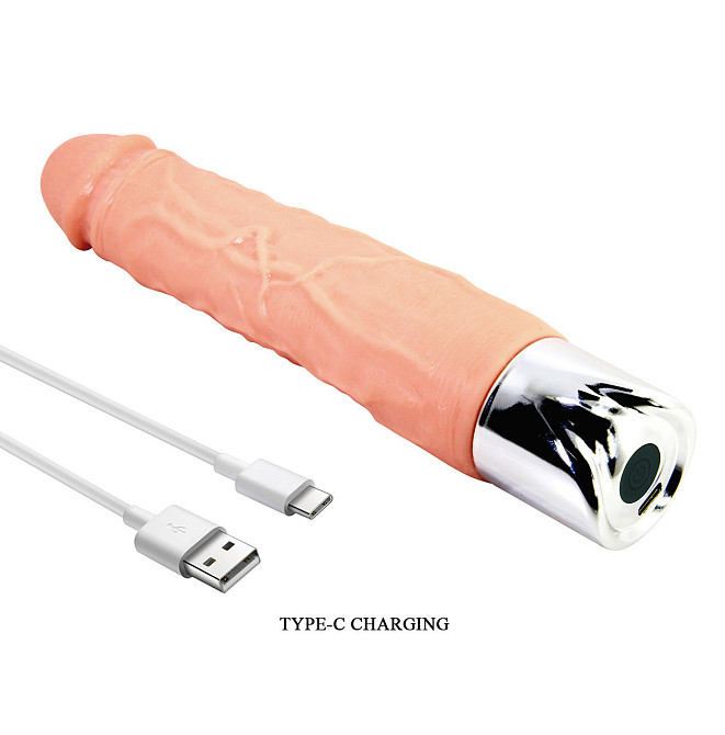 Реалістичний вібратор Pretty Love — Osric Pro Realistic Vibrating Dildo, BW-500081DC Sex Aura Київ - фото 9