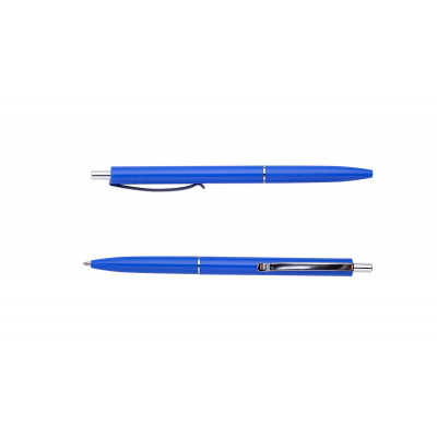 Ручка кулькова Buromax автоматична COLOR, L2U, 1 мм, синій корпус, синє чорнило (BM.8239-02) Вінниця - фото 1