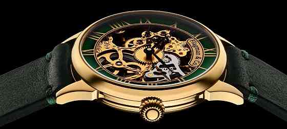 Механічні наручні ексклюзивні годинники скелетон чоловічі на подарунок. Київ