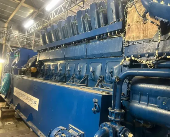 Газовий генератор Bergen 7000 квт. Київ