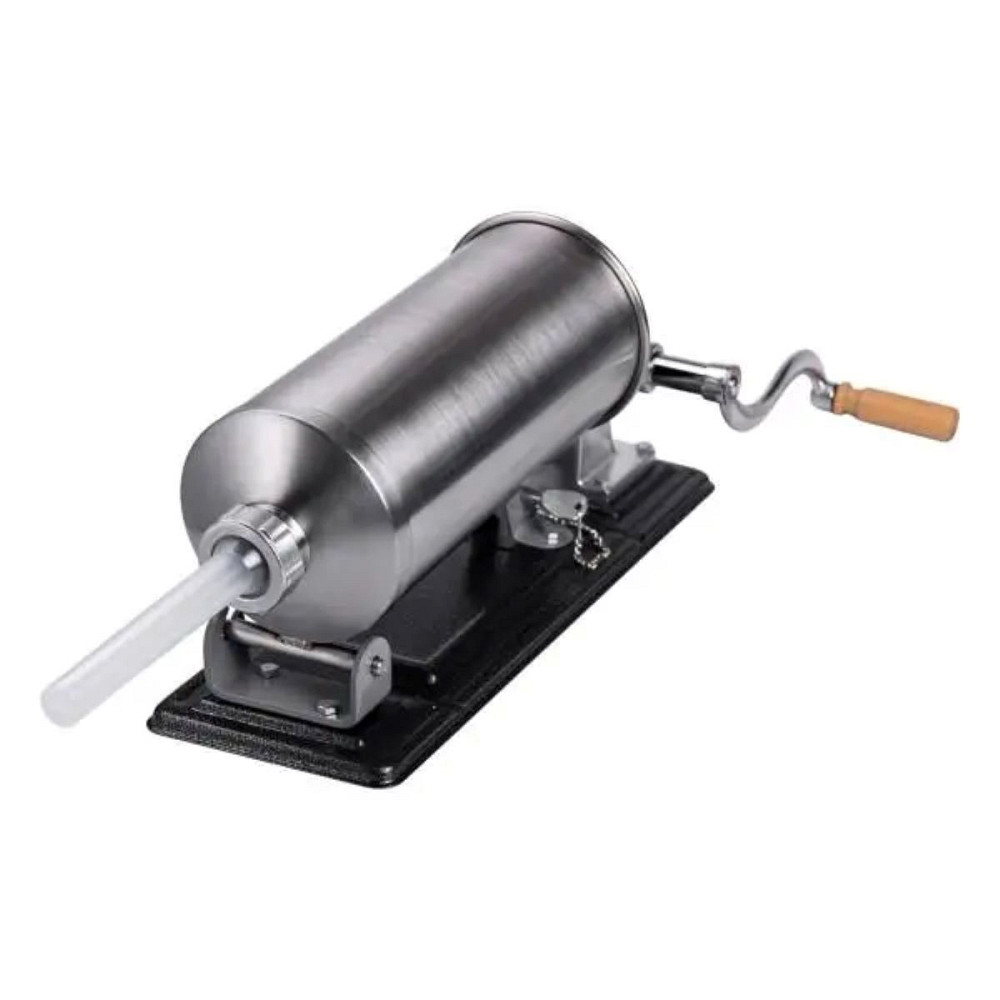 Yiwu Шприц для ковбаси ручний 3 л горизонтальний ковбасний шприц з нержавійки для фаршу 4 насад Киев - изображение 1