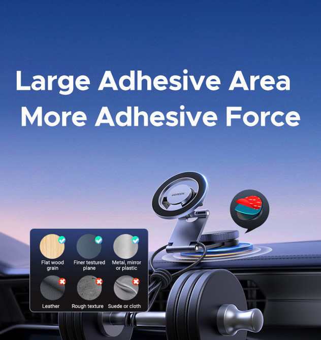 Магнітний автотримач для телефону UGREEN Київ - фото 8