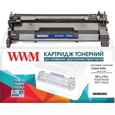 Картридж WWM HP LJ Pro M304/M404/MFP M428 CF259A Black3K (CF259A-WWM) Винница