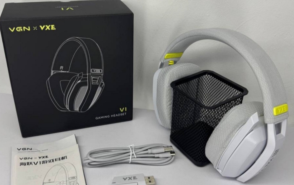 Стильні нові білі навушники VGN VXE V1 Київ - фото 6
