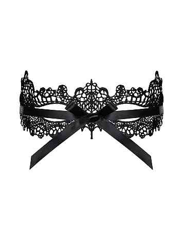 Мереживна маска Obsessive A701 mask, єдиний розмір, чорна Sex Aura Київ