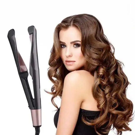Стайлер плойка для волосся Curl & Straight 2в1 спіральний випрямляч Вінниця