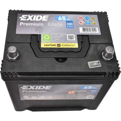 Аккумулятор автомобильный EXIDE PREMIUM 65A (EA654) Винница - изображение 2