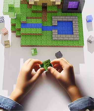 Магнитный конструктор Minecraft, кубики на магнитах детский Майнкрафт, 105 Киев