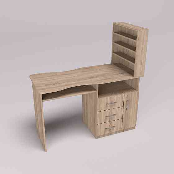 Стіл манікюрний СМ-1, Дуб Сонома, 1230/550/1264 Львів