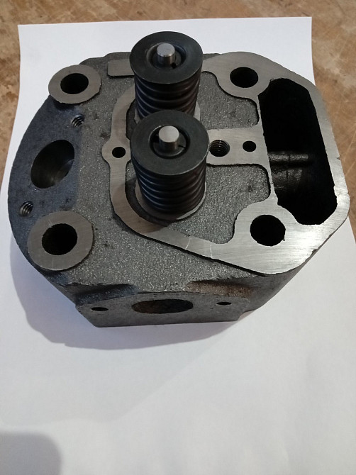 Головка циліндра мотоблок 180N (9Hp) (у зборі, під плоский поршень) Мукачево - фото 1