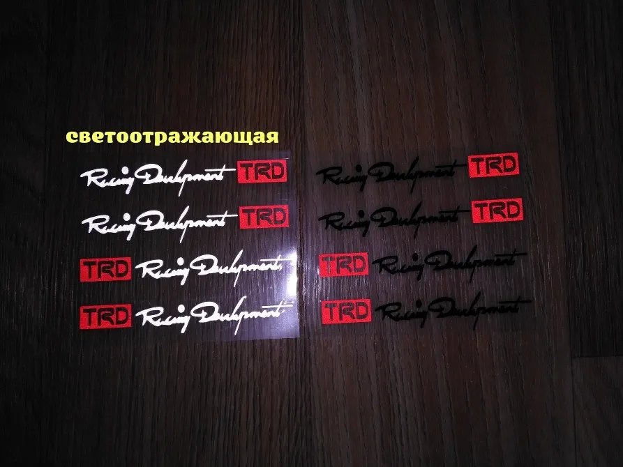 Наклейки на ручки авто Trd номер 7 Чёрная. Київ - фото 8
