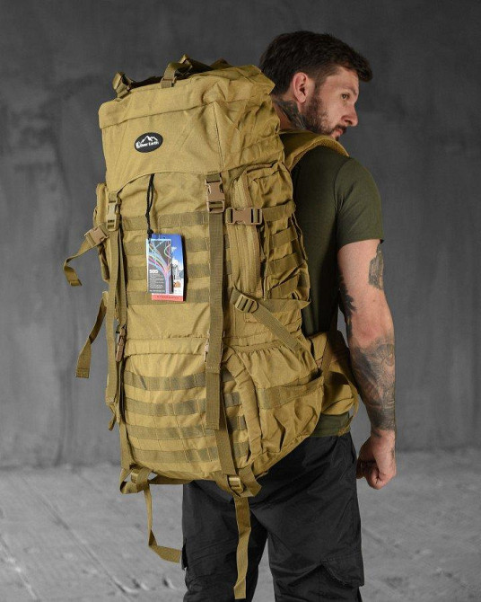 Рюкзак Over Earth 100л рамный cayot   ОР1238 Одеса - фото 1