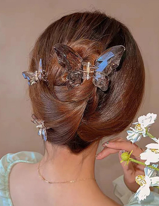 Комплект шпильок "Метелики" 3 шт. Сміла - фото 3