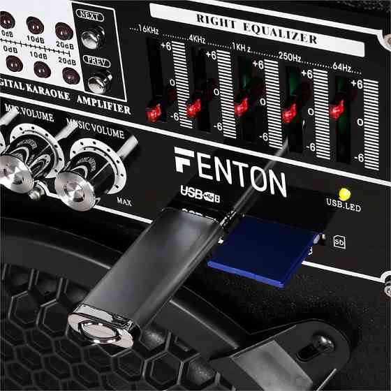 SPA800 Active PA Box Set 20 см 600 Вт USB-SD-MP3 20 см (8") (Німеччина, читати опис) Рівне