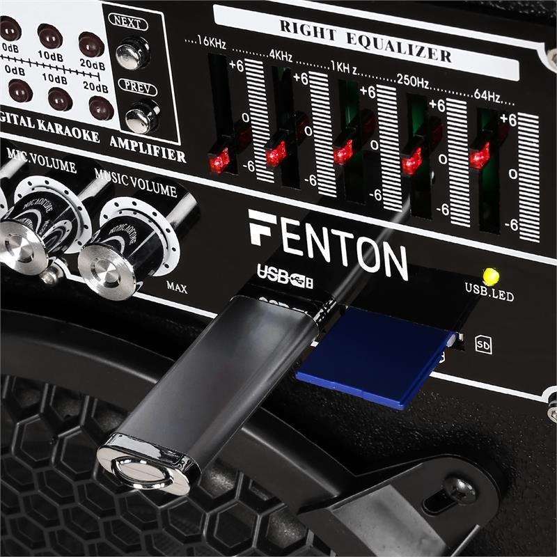 SPA800 Active PA Box Set 20см 600Вт USB-SD-MP3 20см (8