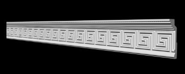 Потолочный плинтус 2м   GP-58   64х28х2000 mm для натяжных потолков Днепр - изображение 1