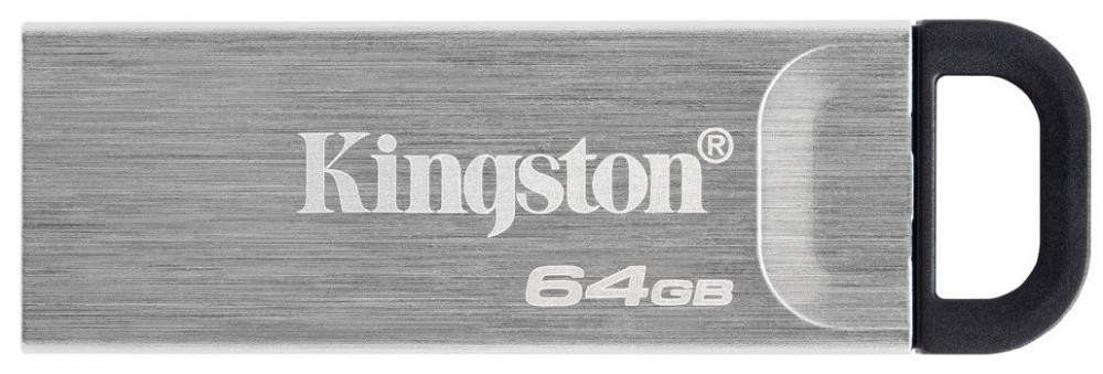 Flash Drives Kingston DataTraveler Kyson 64GB USB 3.2 (DTKN/64GB) Silver/Black (6622888) Київ - фото 1