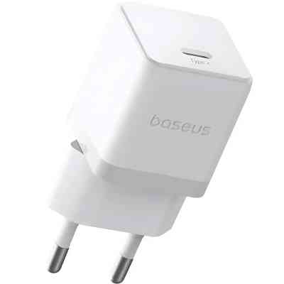 Зарядное устройство Baseus Palm Fast Charger 1C 30W + Cable 1.0m Type-C 60W white (P10111605213-01) Винница