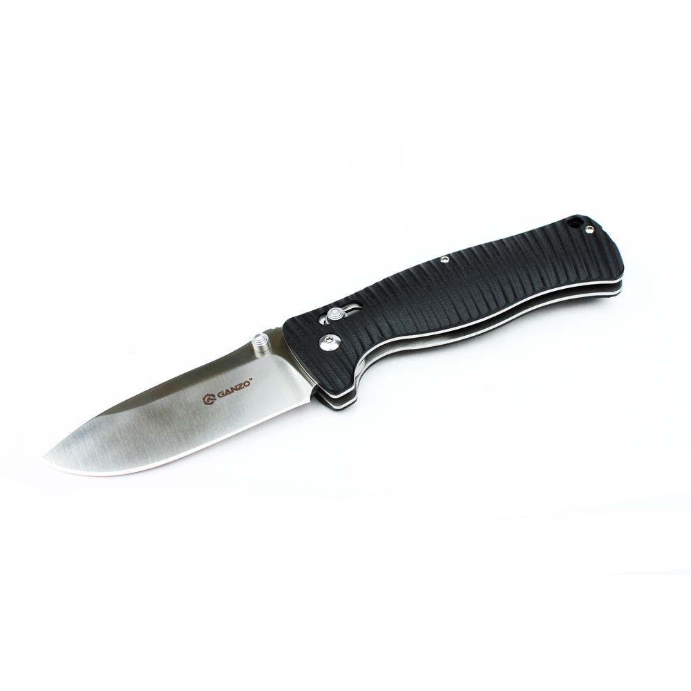 Ніж складаний туристичний Ganzo G720 (9 см) 440C / G10 чорний Київ - фото 11