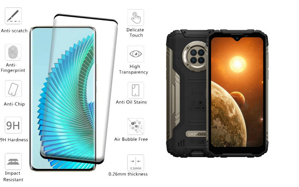 Защитное стекло HyperGlass Pro для Doogee S96, S96 GT, S96 Pro – максимальная чувствительность и защита Киев - изображение 2