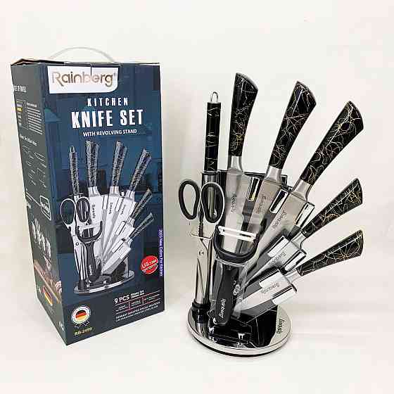 Современные кухонные ножи, Набор ножей для поваров, Отличный набор ножей металлических KZ-22 Львов