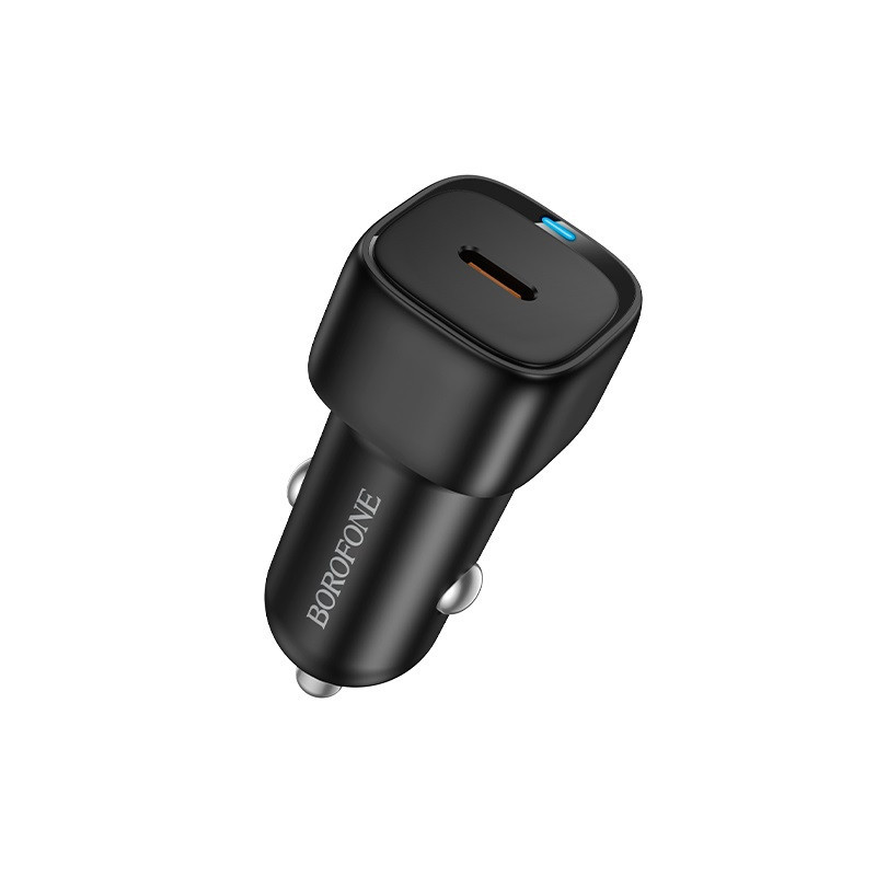 Автомобільний зарядний пристрій BOROFONE BZ34A Cloud single port PD20W car charger Black Одеса - фото 1