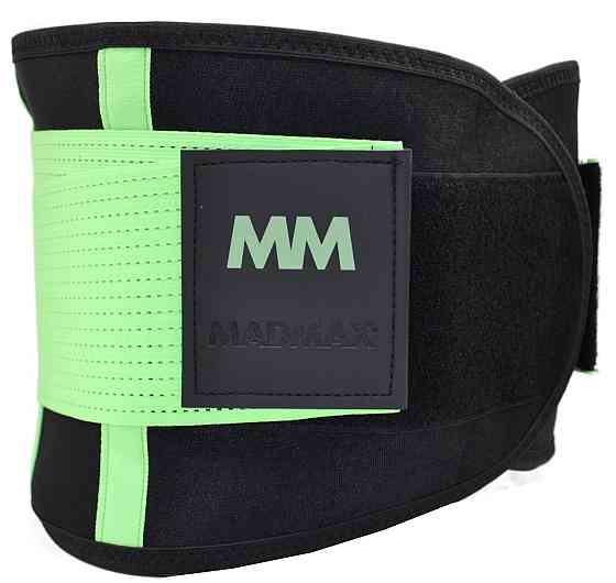 Пояс компресійний MadMax MFA-277 Slimming belt Black/neon green S Луцк