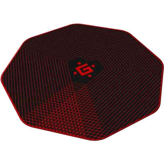 Килимок гелевий Defender Tekta під крісло 1160х1160х4мм, чорно-червона Вінниця