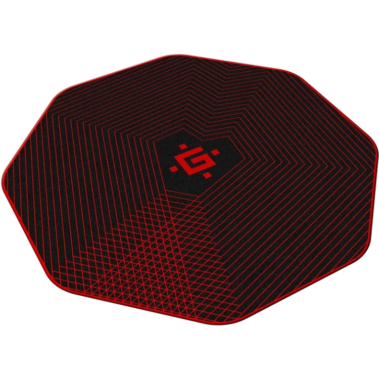 Килимок гелевий Defender Tekta під крісло 1160х1160х4мм, чорно-червона Вінниця - фото 2