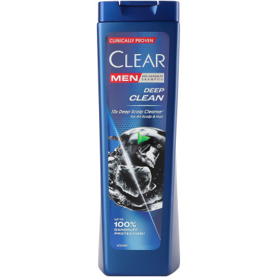 Шампунь Clear Проти лупи для чоловіків Глибоке очищення 225 мл (8720181457159) Вінниця - фото 1