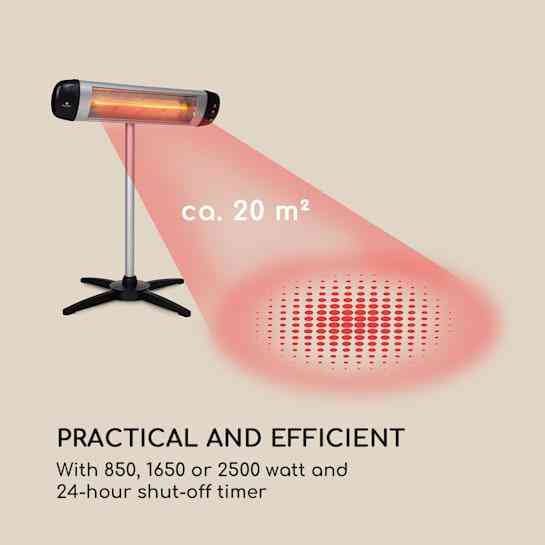 Інфрачервоний нагрівач Rising Sun Radiant 2500 Вт Blumfeldt Німеччина Рівне