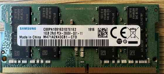 Память: Samsung 16 Gb. SO-DIMM , DDR4 2666MHz. Киев