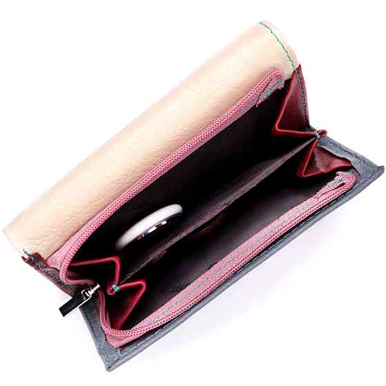 Надежный женский кошелек из качественной натуральной кожи ST Leather 19461 Разноцветный Киев