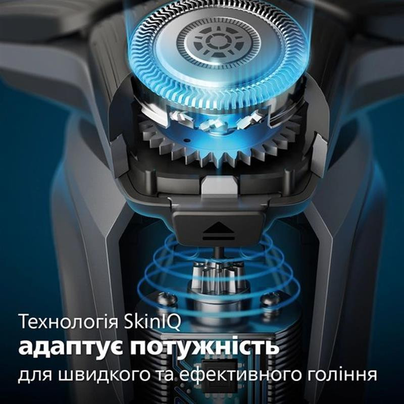 Електробритва Philips S5884/50 чорний із зеленим Харьков - изображение 14