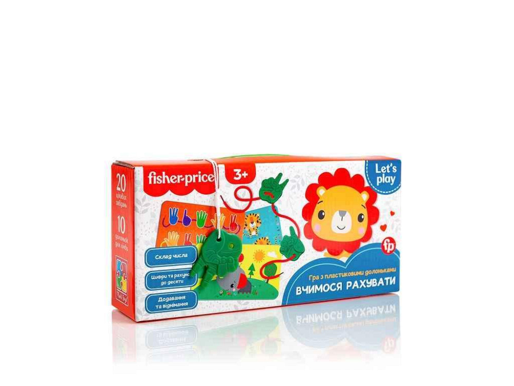 Гра навчальна Fisher-Price. Вчимося рахувати з пластиковими долоньками VT2905-25 (укр) ТМ VLADI TOYS Київ - фото 1