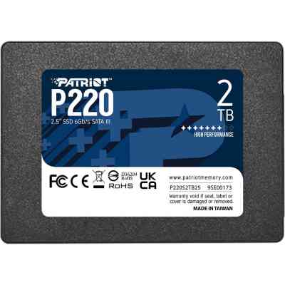 Накопитель SSD 2.5" 2TB P220 Patriot (P220S2TB25) Винница
