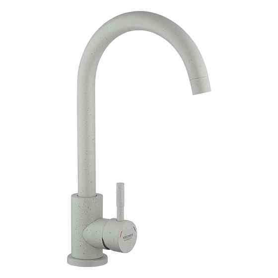 Змішувач для кухні Kroner KRP Edelstahl Klassisch - GRA035 білий пісок Київ