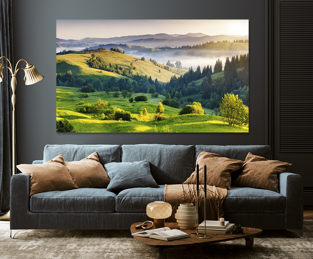 Картина холст у вітальню / спальню   Природа гір     MLP_63 ( 60х30см ) Київ - фото 3