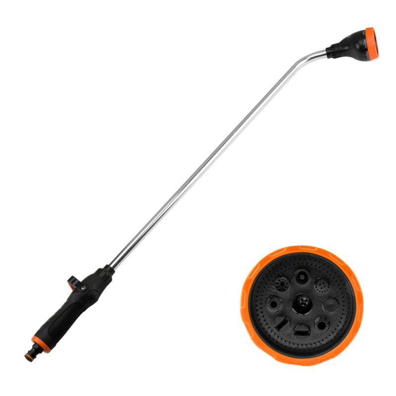 Ороситель ручной с насадкой 8-функциональный, с клапаном, 83 см, BLACK LINE, ECO-4450 Киев - изображение 1