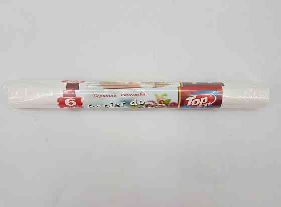 Бумага для выпечки  (6м\38см )ТОР (белая) (Неполный метраж!) (1 рул) Харьков