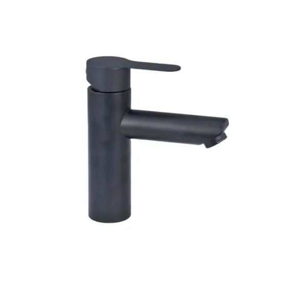 Черный смеситель Champion SAP-001-A для умывальника из нержавеющей стали (CH6459) Харьков