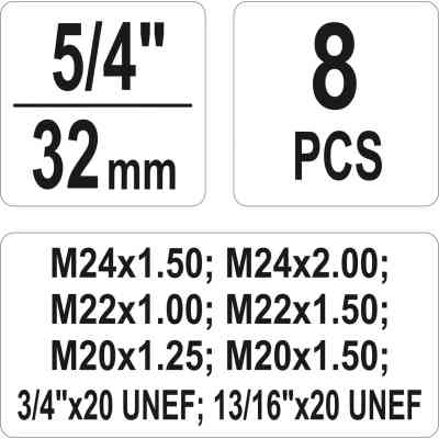Набор инструментов Yato для ремонта резьбы на болтах YT-17695 (YT-17695) Винница
