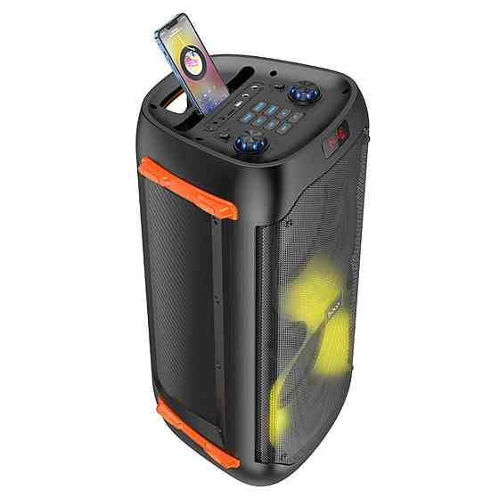 Портативна колонка HOCO BS53 Manhattan wireless dual mic outdoor BT speaker Black Київ