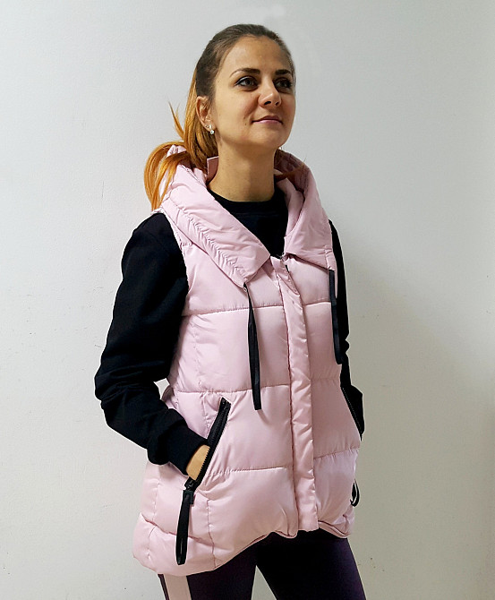 Жіноча безрукавка, подовжена, Жіночий демісезонний жилет Київ - фото 3