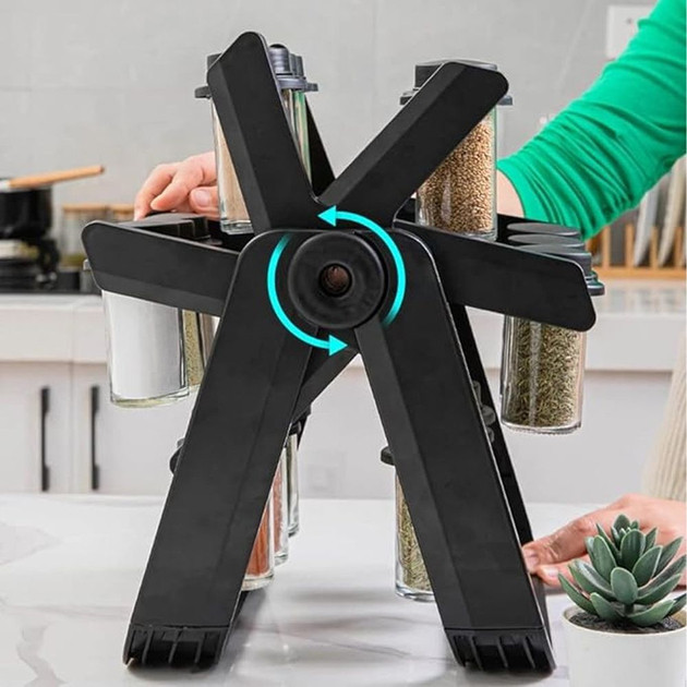 Карусель для специй 18 отсеков Spice Rack JD 18 (12) Одесса - изображение 2