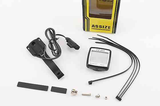 Велокомп'ютер 11-функцій, дротовий, чорний AS-880 (без батарейок) Київ