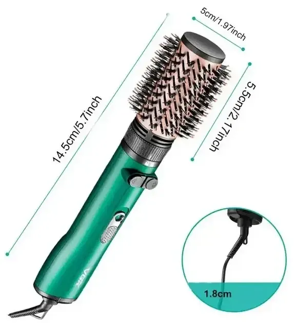 Фен-щітка для волосся Hot Air Styler VGR V-498, професійна модель з насадками для укладання та об'єму Одеса - фото 13