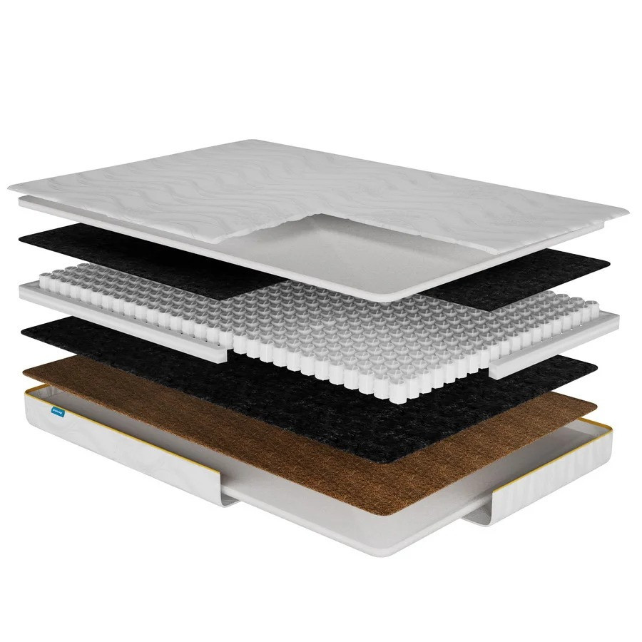 Пружинний ортопедичний матрац ТМ Usleep Island Yellow/Ісланд Єлоу Харків - фото 1